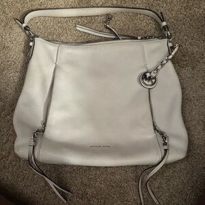 Michael Kors White Leather Purse